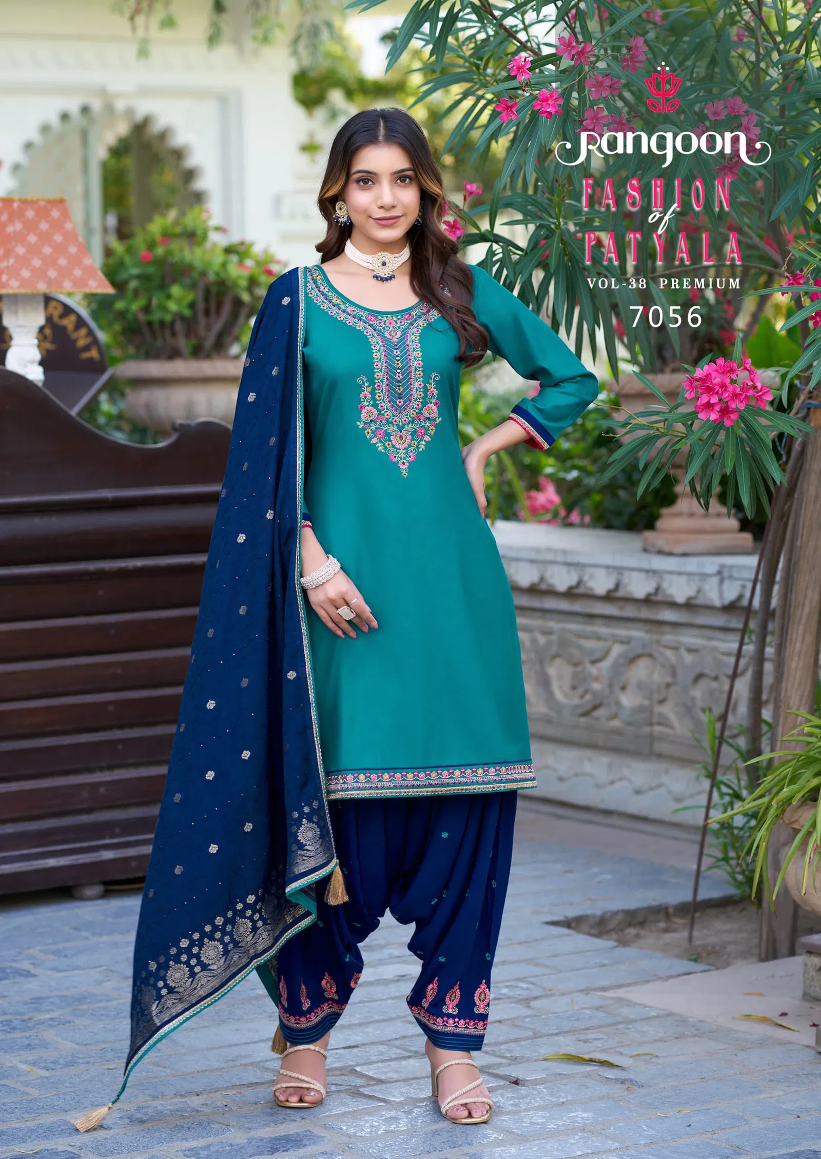 Fashion Of Patyala Vol 38 By Rangoon Jam Silk Readymade Patiyala Suits Online Wholesale